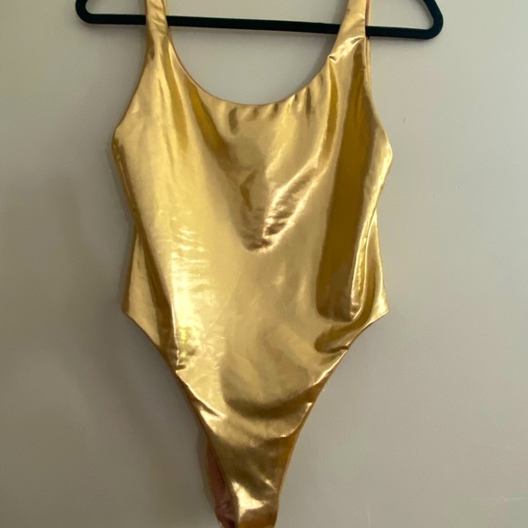 Forever 21 Other - Gold one piece swimsuit